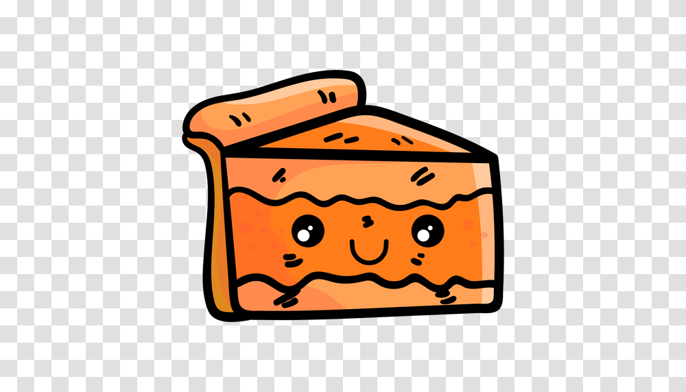 Pumpkin Pie Slice Cartoon Icon, Food, Helmet, Bread, Toast Transparent Png