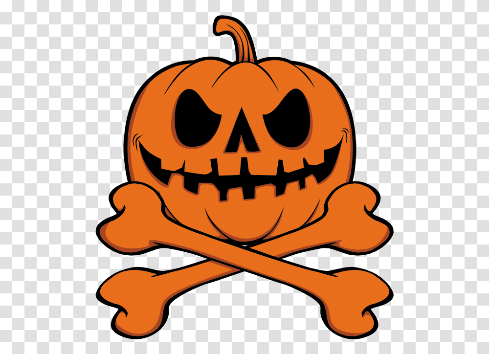 Pumpkin Skull And Crossbones Halloween Shirts For Kids, Vegetable, Plant, Food Transparent Png