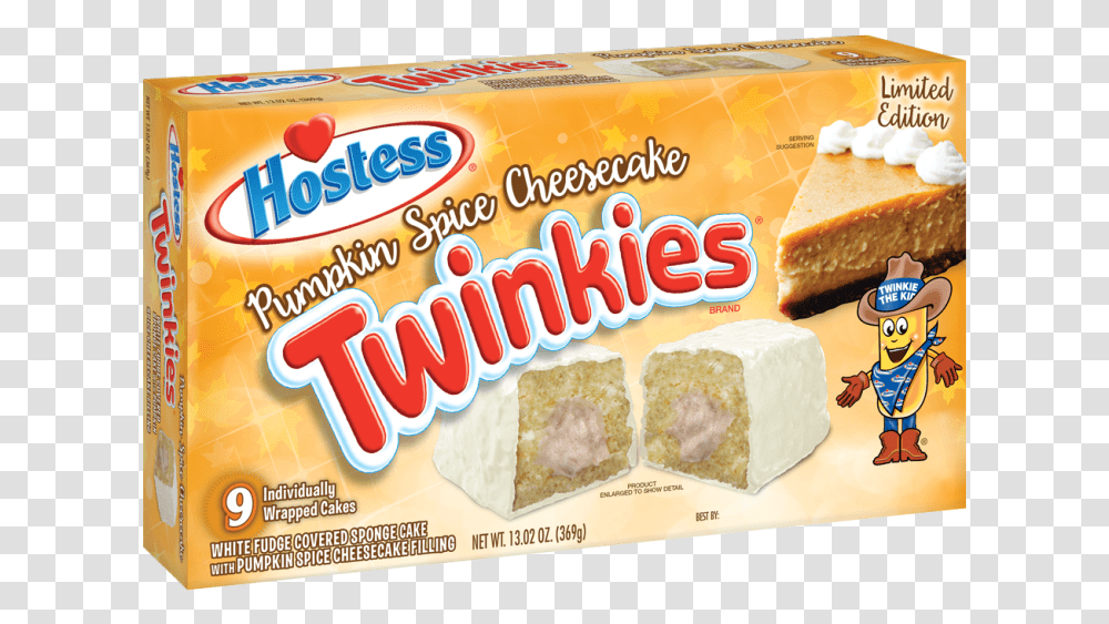 Pumpkin Spice Cheesecake Twinkies Pumpkin Spice Twinkies, Food, Burger, Sweets, Confectionery Transparent Png