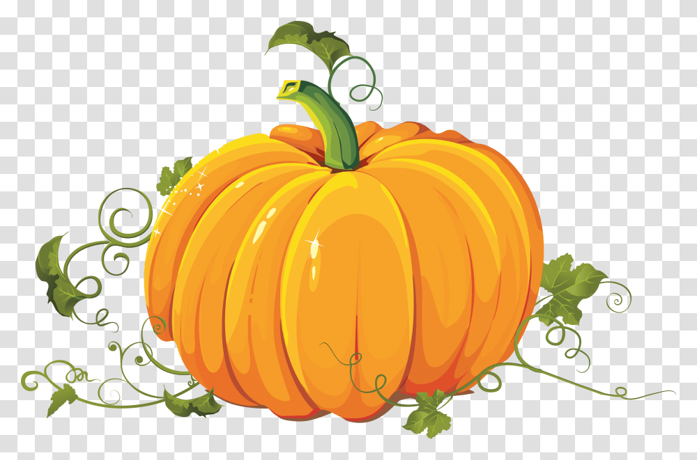 Pumpkin, Vegetable, Plant, Food, Produce Transparent Png