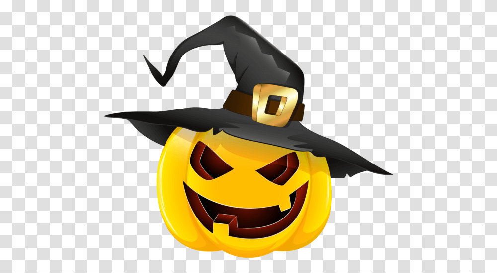 Pumpkin Witch Hat Clipart Pumpkin With A Witch Hat Transparent Png