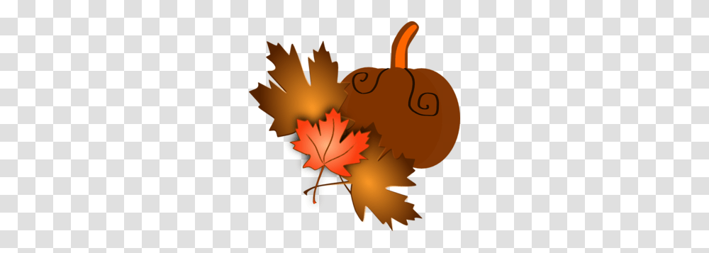 Pumpkin With Leaves Clip Art, Leaf, Plant, Tree, Maple Leaf Transparent Png