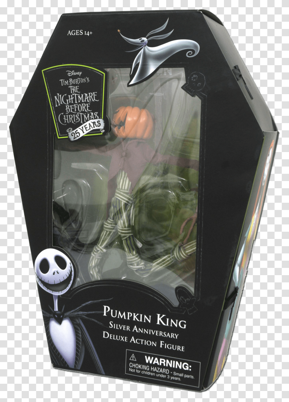 Pumpkinkingbox - Action Figure Junkies The Nightmare Before Christmas, Mobile Phone, Electronics, Text, Poster Transparent Png