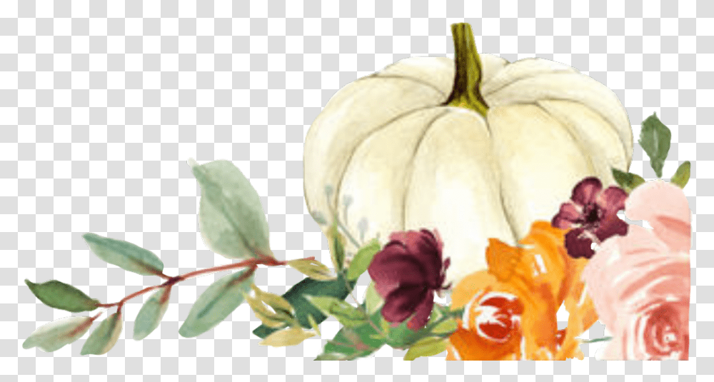 Pumpkins Flowers Fallflowers Fallcolors Cornerdesign Fall Flowers With Pumpkins, Plant, Vegetable, Food, Produce Transparent Png