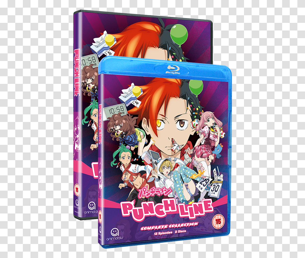 Punch Line Anime Dvd, Person, Human, Manga, Comics Transparent Png