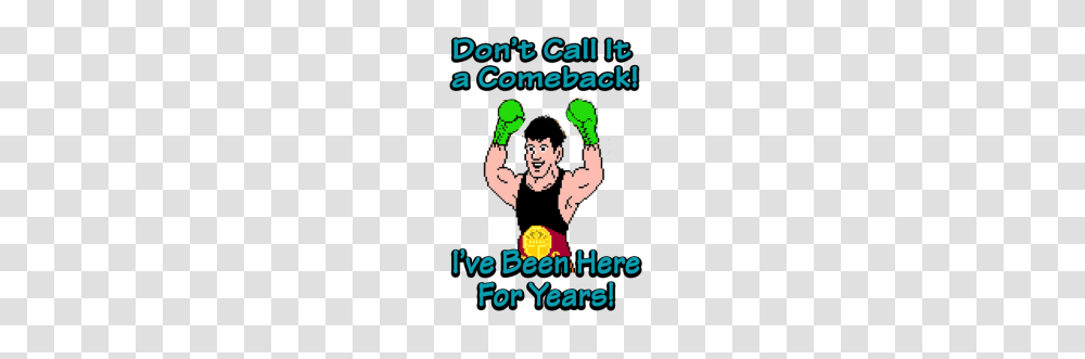 Punch Out Little Mac, Person, Poster, Advertisement, Flyer Transparent Png