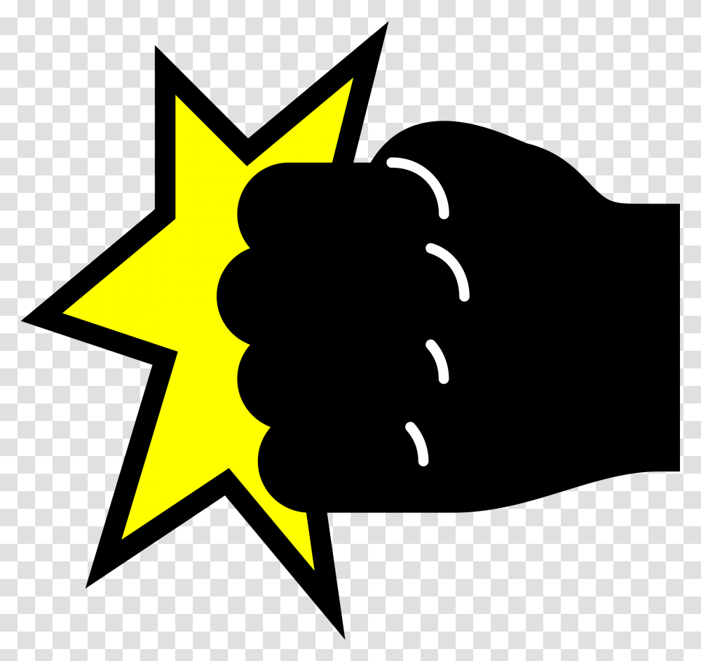 Punch Punch Images, Star Symbol, Hand Transparent Png