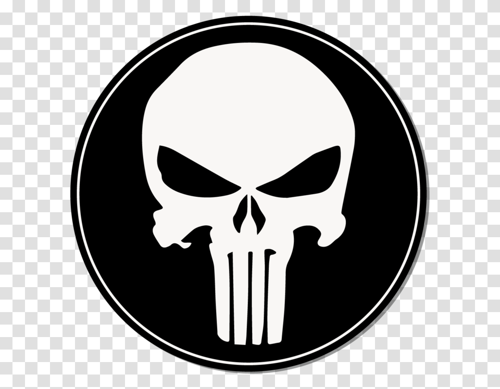 Punisher Drink Coaster Punisher Skull Logo, Sunglasses, Accessories, Accessory, Label Transparent Png