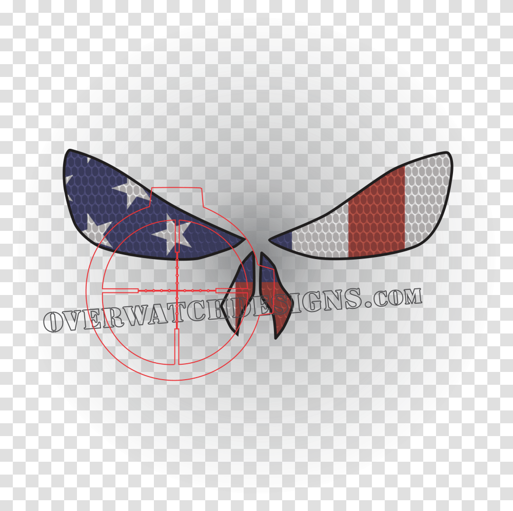 Punisher Eyes American Flag Sticker, Pillow, Cushion, Sunglasses, Accessories Transparent Png
