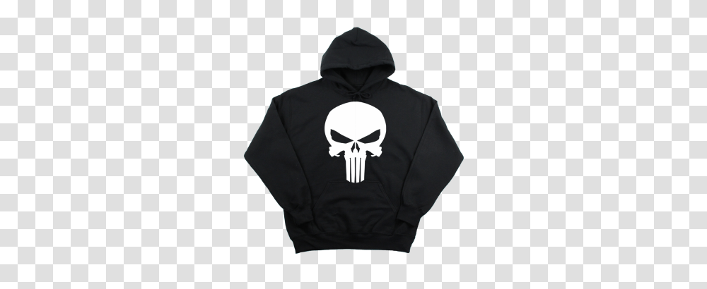 Punisher Logo Hoodie, Apparel, Sweatshirt, Sweater Transparent Png