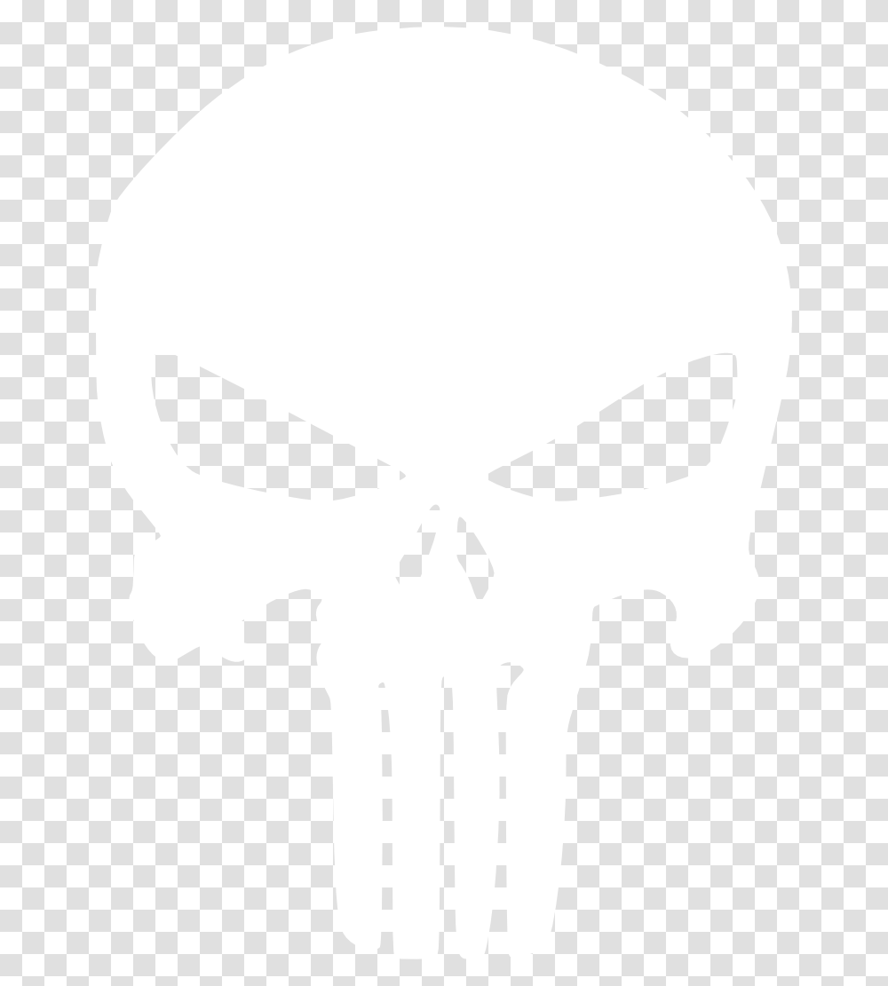Punisher Logo, White, Texture, White Board Transparent Png