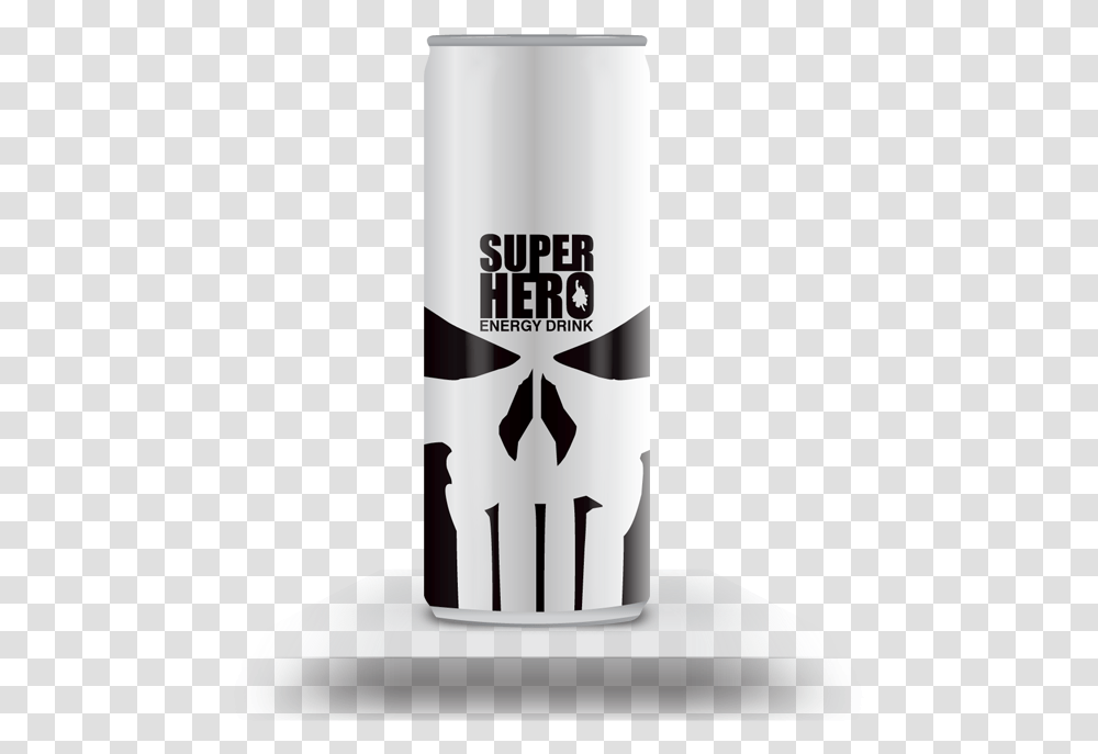Punisher Skull Download Energy Drink White Can, Architecture, Building, Bottle, Cylinder Transparent Png