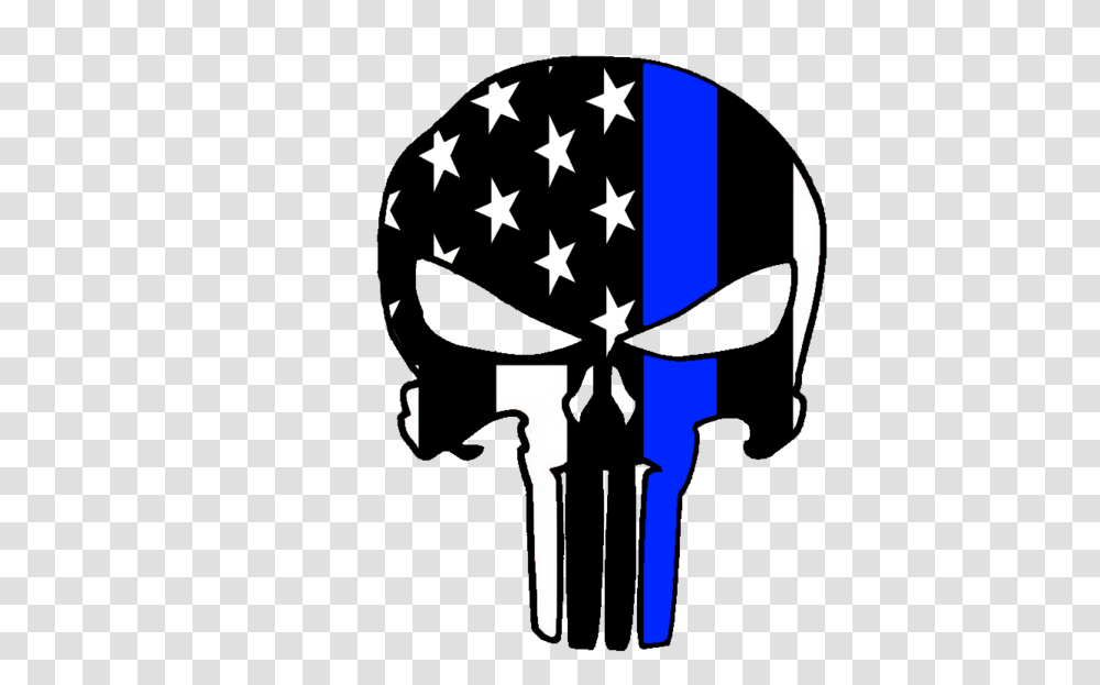 Punisher Svg Leo Blue Line Punisher Skull Svg, Flag, American Flag, Cross Transparent Png