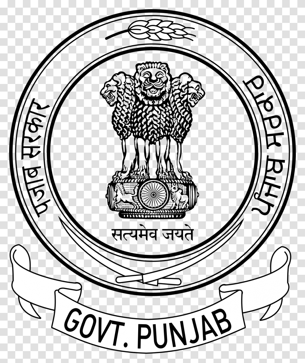 Punjab Govt Logo, Axe, Tool, Stencil Transparent Png