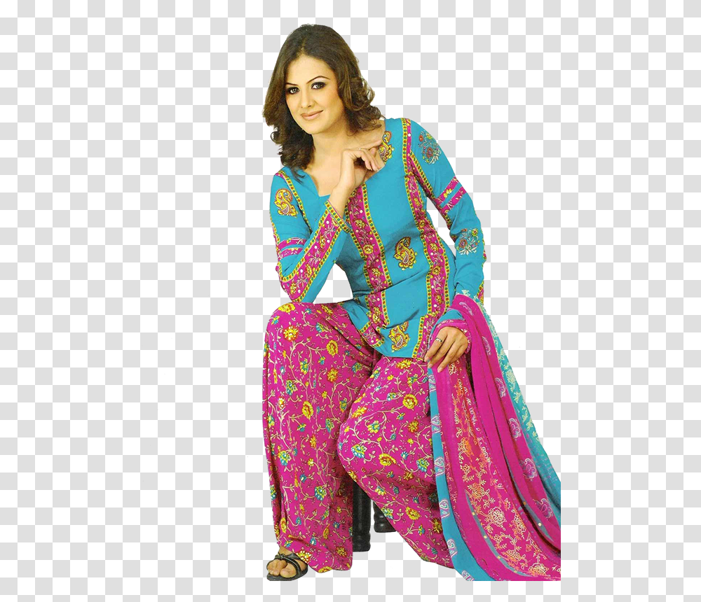 Punjabi Dress, Apparel, Dance Pose, Leisure Activities Transparent Png