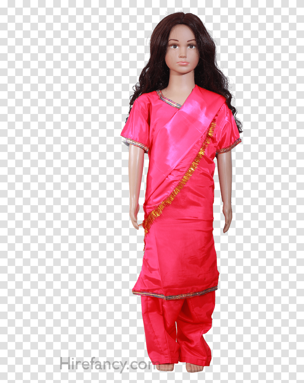 Punjabi Girl Dress Fashion Model, Apparel, Sari, Silk Transparent Png