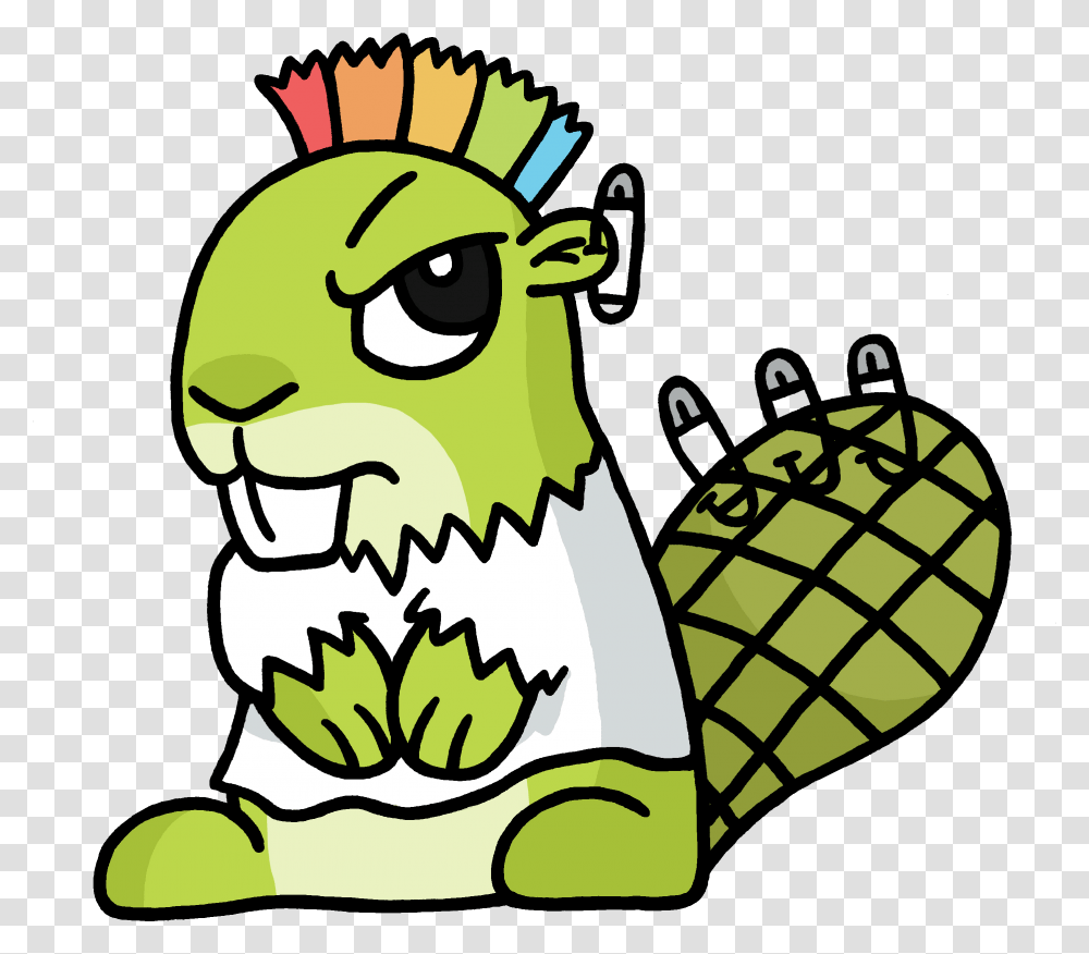 Punk Adsy Listening To Music Cartoon, Plant, Graphics, Animal, Food Transparent Png