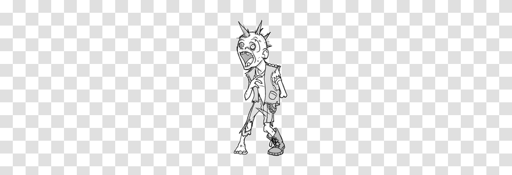 Punk, Drawing, Knight, Sketch Transparent Png