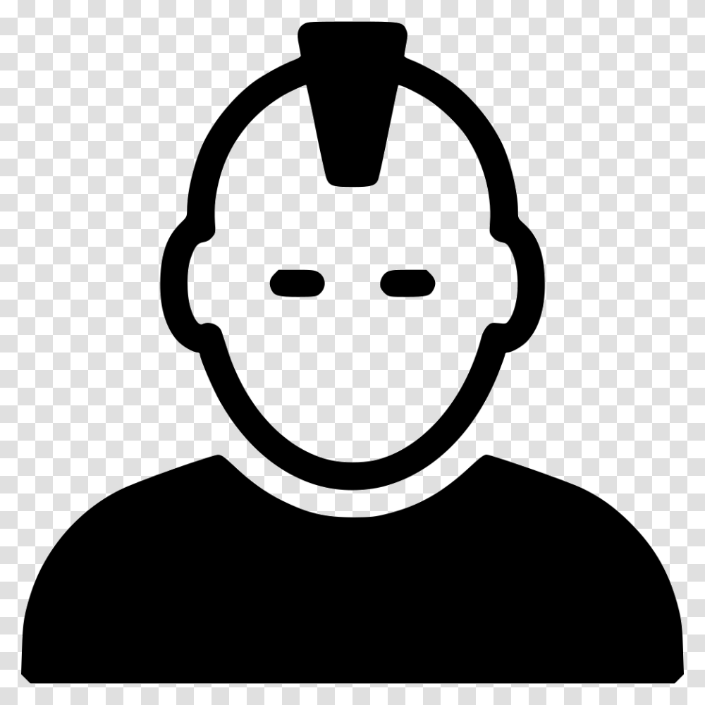 Punk Icon Free Download, Stencil, Silhouette, Snowman, Winter Transparent Png