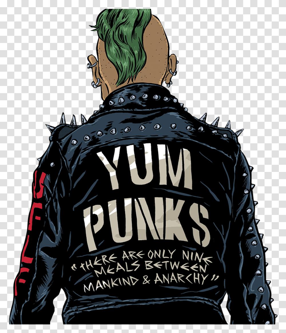 Punk Images Collection For Free Leather Jacket, Clothing, Apparel, Sleeve, Long Sleeve Transparent Png