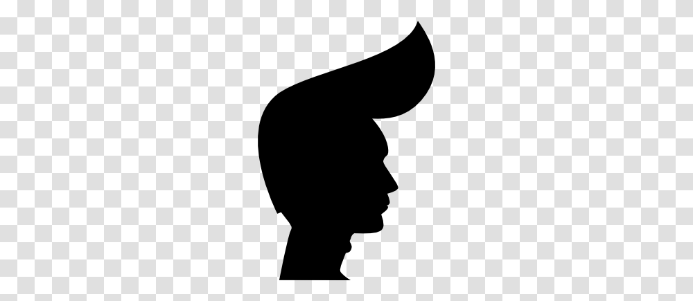 Punk Male Silhouette Pngicoicns Free Icon Download, Person, Face, Photography, Stencil Transparent Png