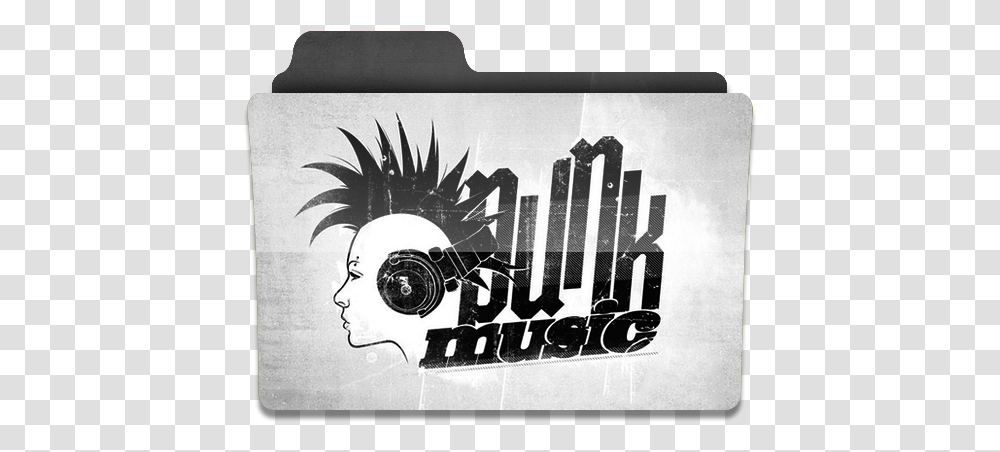 Punk Music Folder Icon Clipart Image Iconbugcom Punk Music Folder Icon, Label, Text, Alphabet, Sticker Transparent Png
