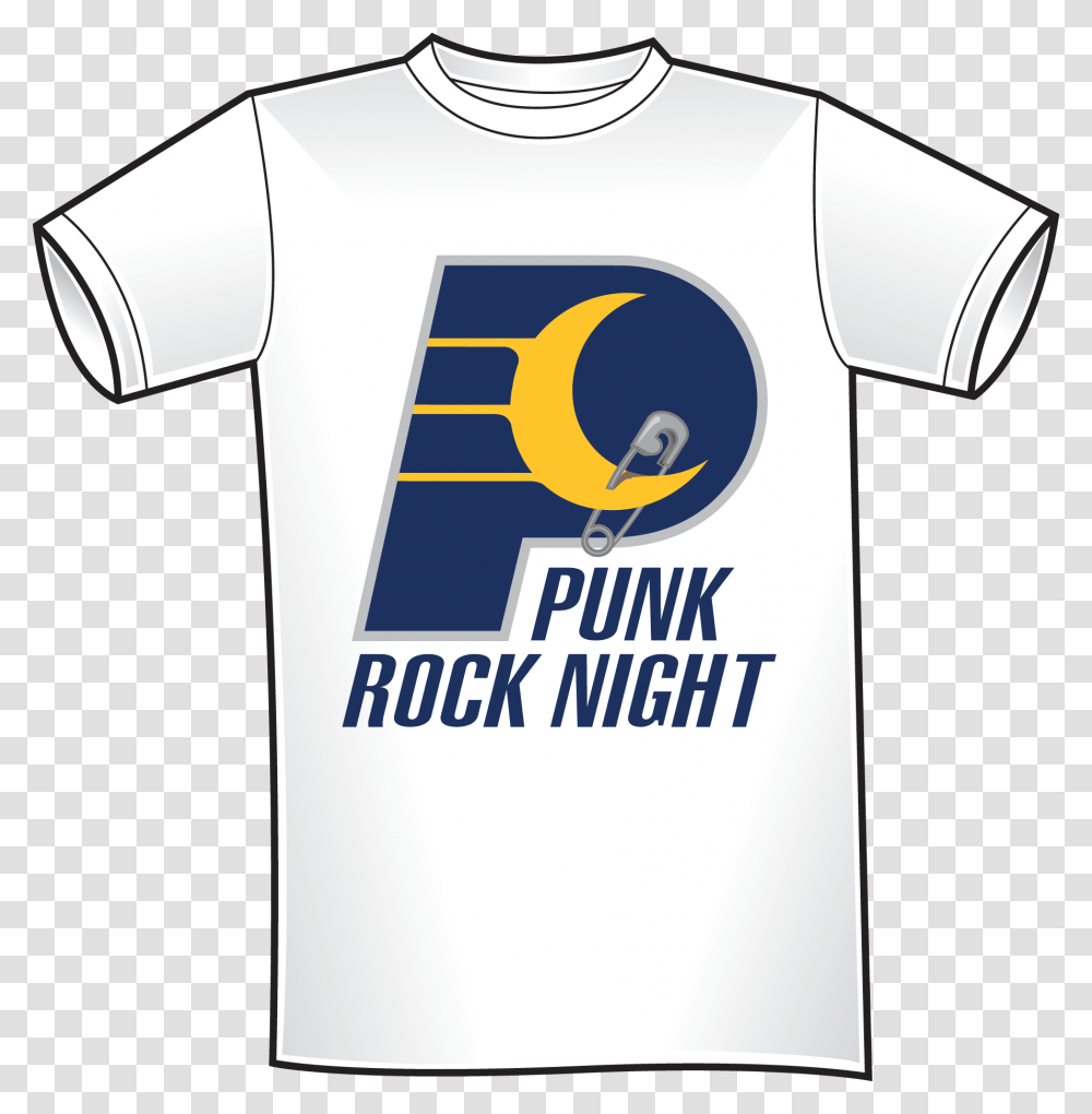 Punk Rock Night Pacers Indiana Pacers, Apparel, T-Shirt Transparent Png