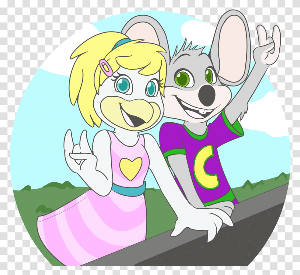 Punk Rock Pals Chuck E Cheese X Helen Henny, Doodle, Drawing Transparent Png