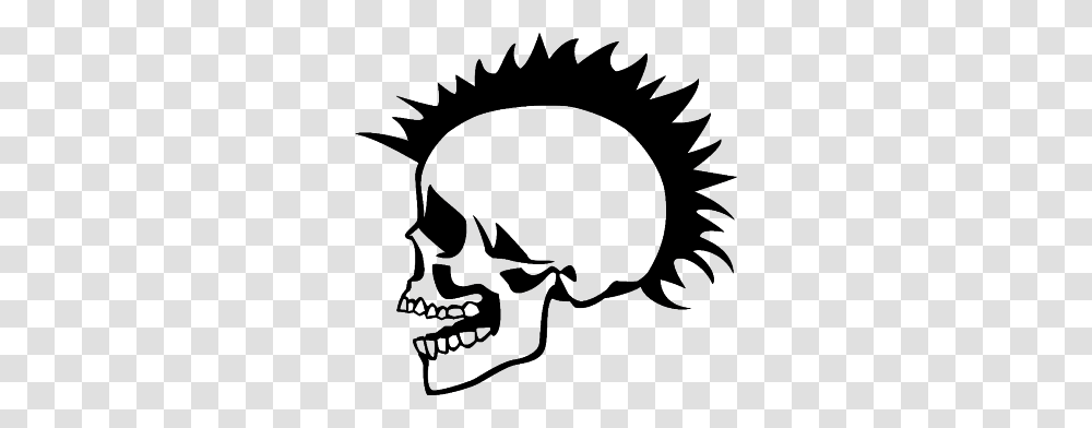 Punk, Silhouette, Outdoors, Stencil Transparent Png