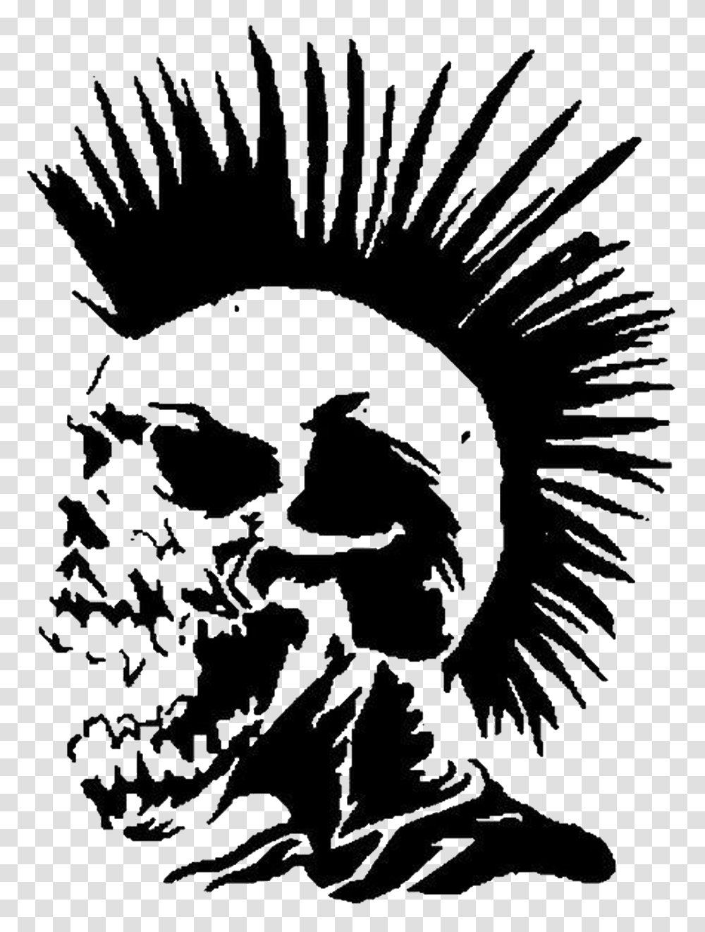 Punk, Stencil, Poster, Advertisement, Face Transparent Png