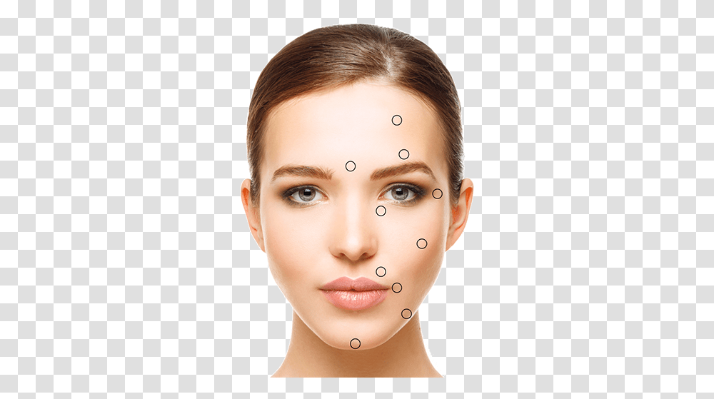 Puntos De Referencia Para Los Tratamientos Faciales, Face, Person, Human, Head Transparent Png