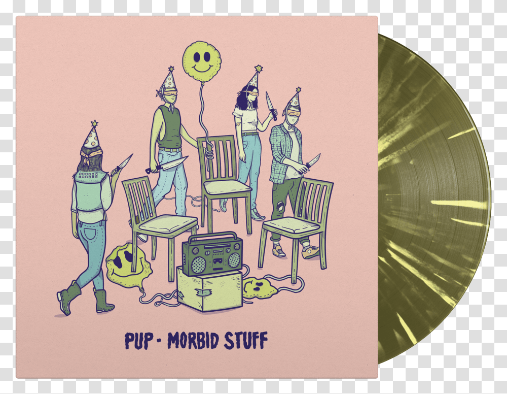 Pup Morbid Stuff Vinyl, Chair, Drawing Transparent Png