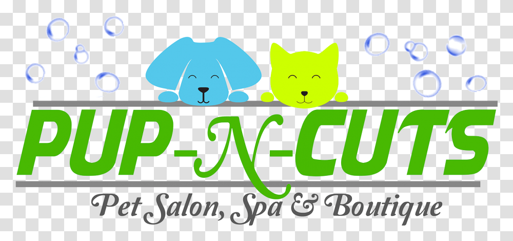 Pup N Cuts Logo Cartoon, Label, Alphabet, Word Transparent Png