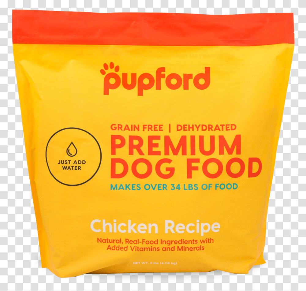 Pupford Premium Dehydrated Dog Food Orange, Plant, Powder, Flour, Snack Transparent Png
