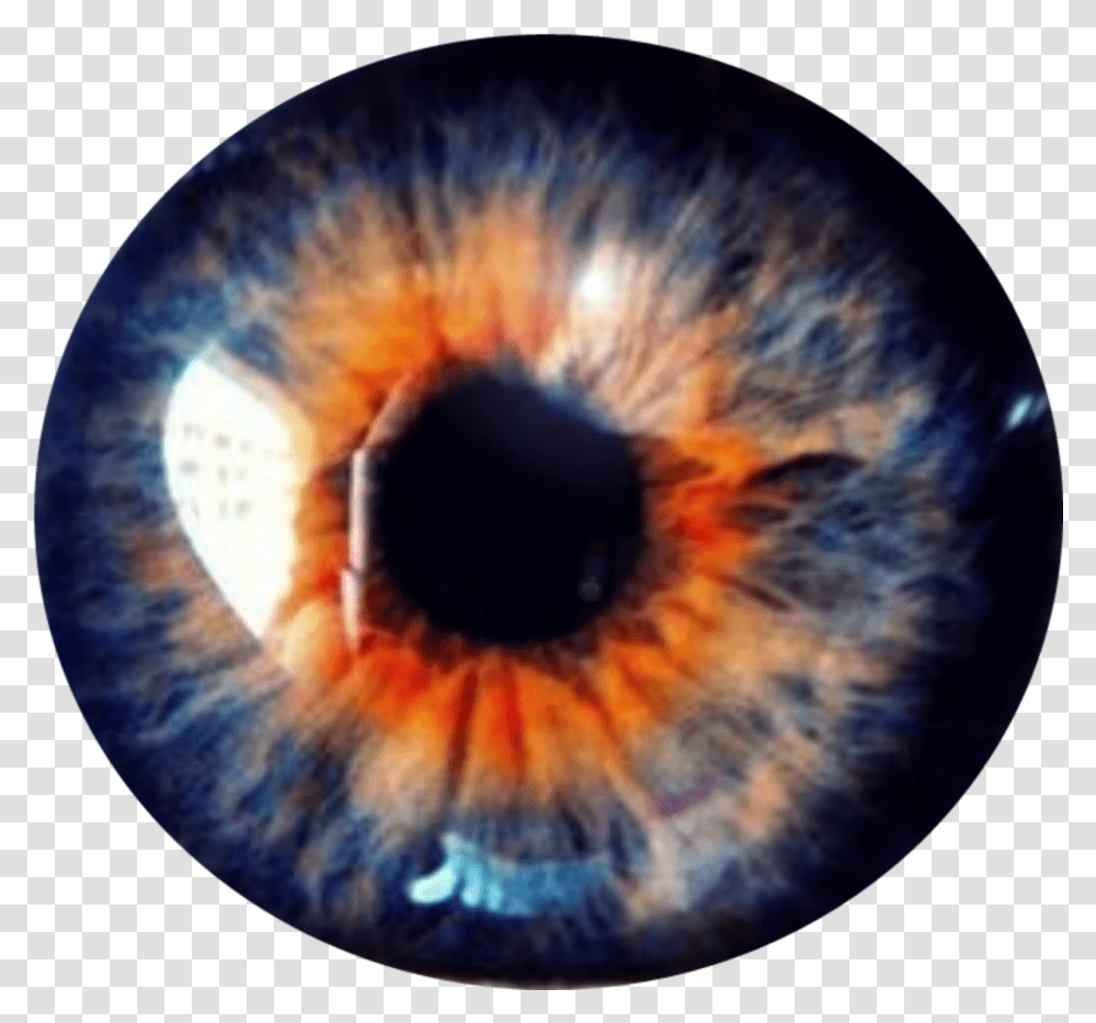 Pupille Eyecolour Blue And Red Eyes Iris, Astronomy, Outer Space, Universe, Planet Transparent Png