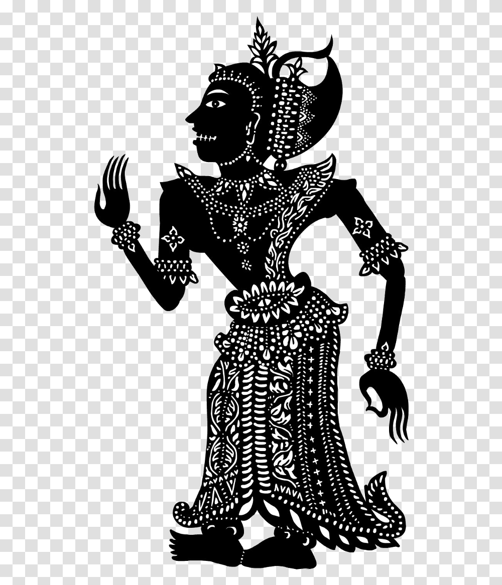 Puppet Of Southeast Asian, Pattern, Person, Human, Lace Transparent Png