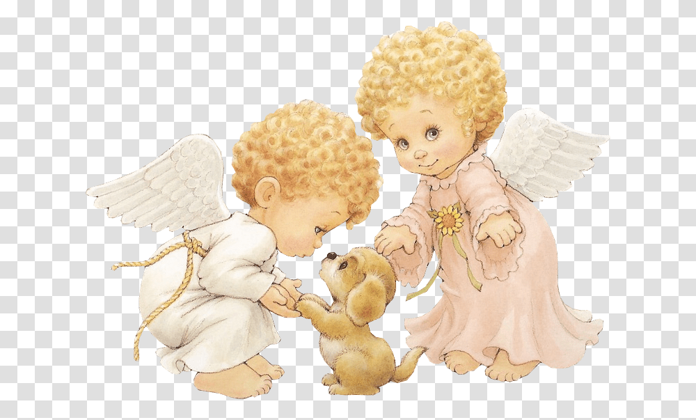 Puppy Clipart Angel Puppy Angels, Teddy Bear, Toy, Hair, Cupid Transparent Png