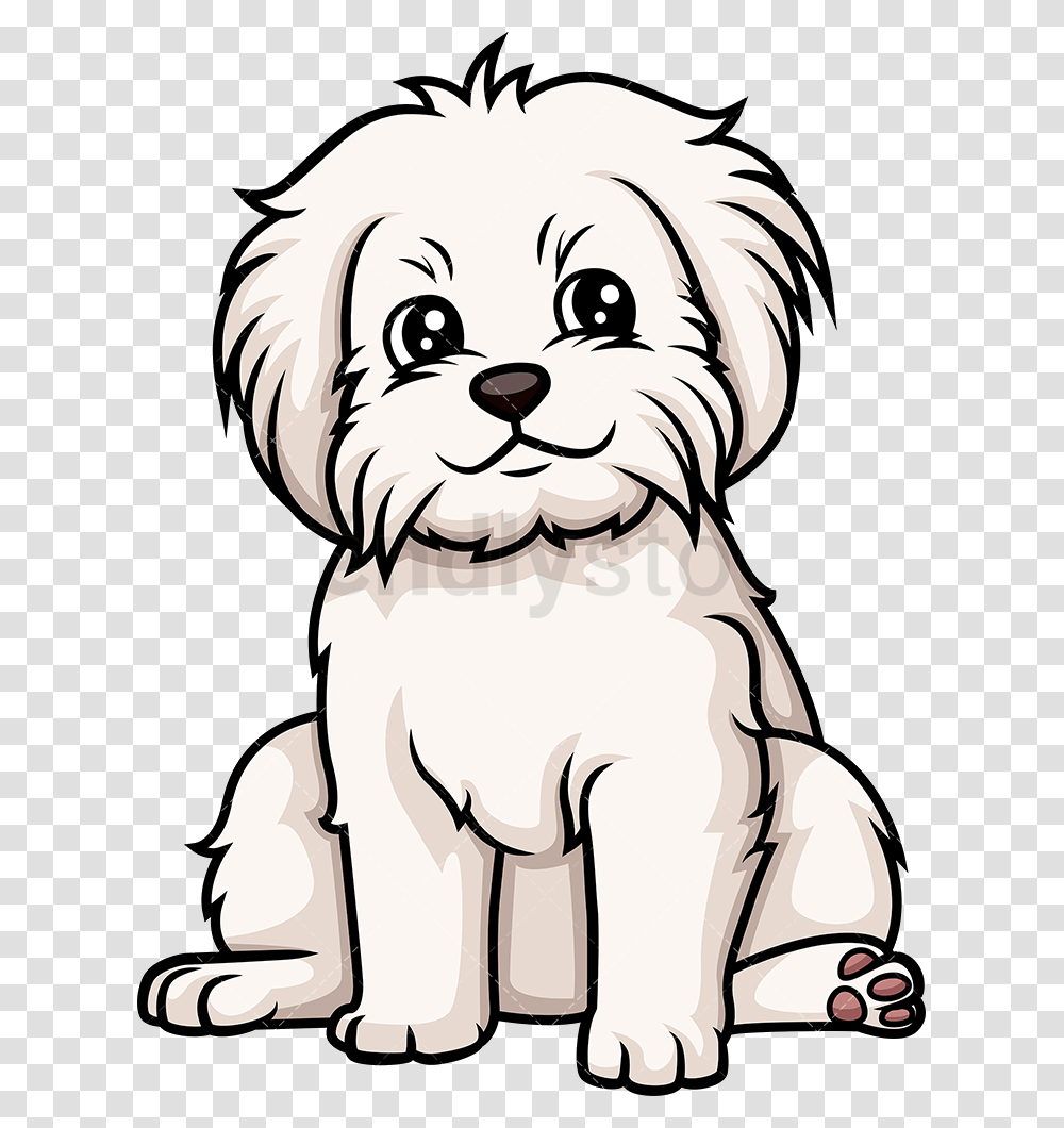 Puppy Cute Maltese Puppy Dog Clipart, Pet, Animal, Canine, Mammal Transparent Png
