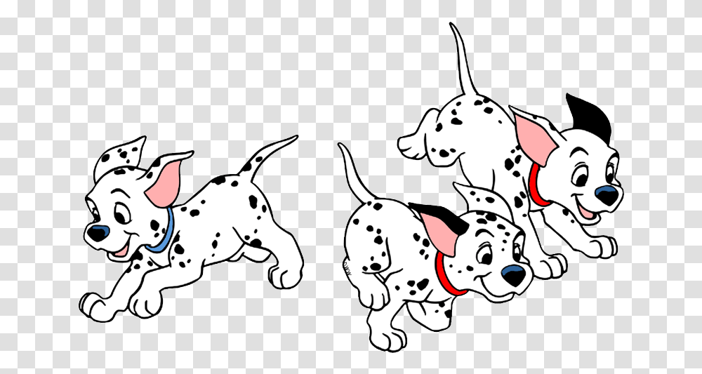 Puppy Dog And Clipart Royalty Free Files Clip Art 101 Dalmatians Puppies Running, Stencil, Pet, Animal, Canine Transparent Png