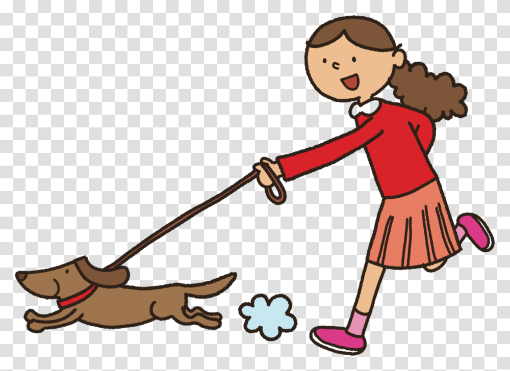 Puppy Dog Child Cartoon Walking, Tartan, Performer, Whip Transparent Png