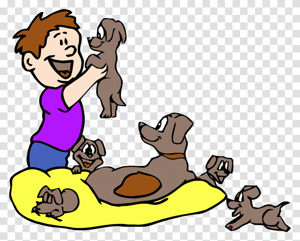 Puppy Dog Clipart Play With Animals Clipart, Transportation, Vehicle, Boat, Watercraft Transparent Png