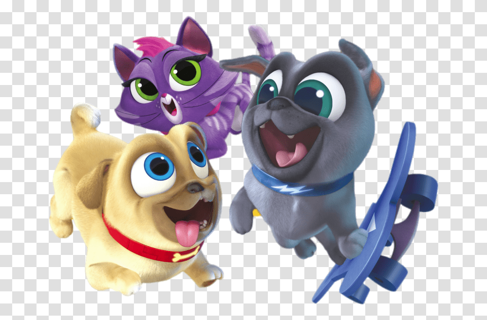Puppy Dog Pals Bingo Rollo And Hissy Puppy Dog Pals Clipart, Toy, Pac Man, Super Mario Transparent Png