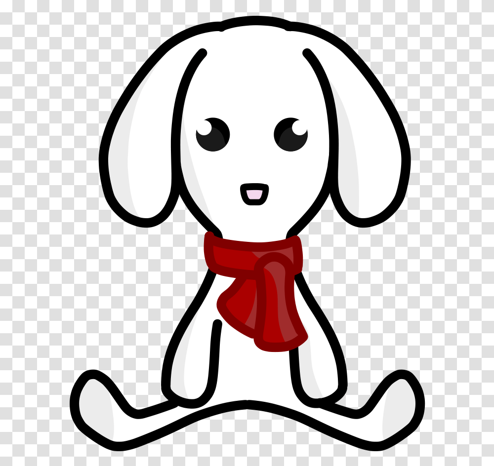 Puppy Dog Pet White Scarf Red Clipart Dog Snow, Drawing, Photography, Face, Doodle Transparent Png