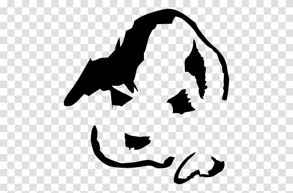 Puppy Face Lineart Clip Art, Stencil, Person, Human Transparent Png