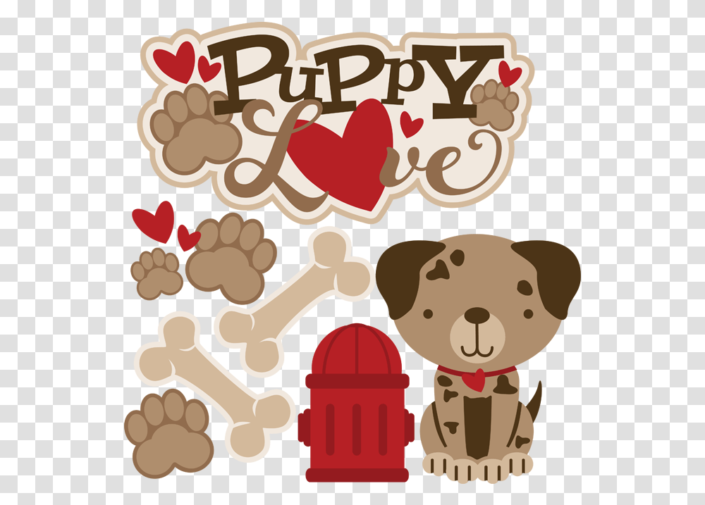 Puppy Love Svg Girly, Food, Cookie, Biscuit, Poster Transparent Png