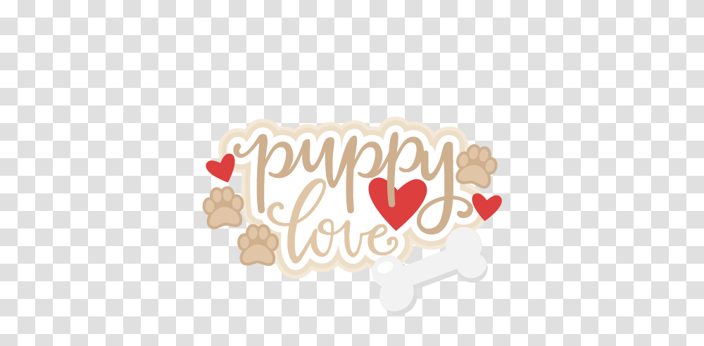 Puppy Love Title Scrapbook Cute Clipart, Handwriting, Calligraphy, Alphabet Transparent Png