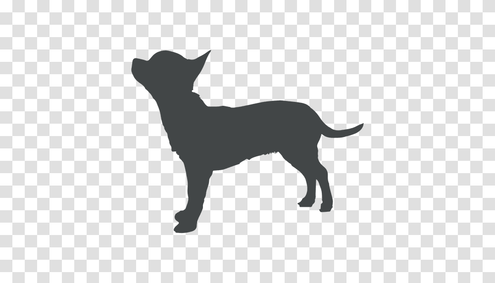 Puppy Silhouette Posing Howling, Pet, Animal, Mammal, Cat Transparent Png