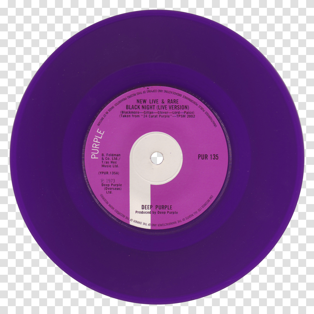 Pur 135 - Deep Purple Rare Records Vinyl Record Royalty Free, Frisbee, Toy, Pottery, Disk Transparent Png