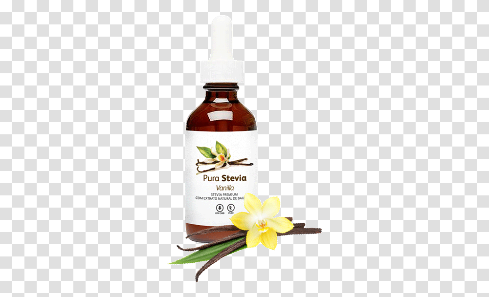 Pura Stevia Vanilla, Bottle, Label, Food Transparent Png