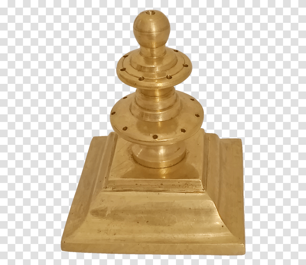 Pure Brass Agarbatti Stand For Pooja Room 4 X 4 Inch Agarbatti Stand Brass, Wedding Cake, Dessert, Food, Trophy Transparent Png